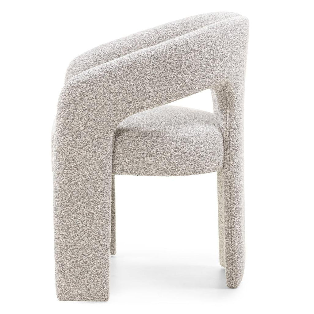 Sedia imbottita Joel grigio beige con braccioli - NN-JOE-UPH-CHA-LIGGRE-170 - foto 5