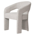 Sedia imbottita Naurine beige crema con braccioli - NN-NAU-UPH-CHA-BEI-350