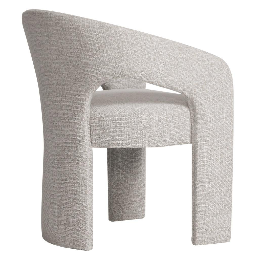 Sedia imbottita Naurine beige crema con braccioli - NN-NAU-UPH-CHA-BEI-350 - foto 5