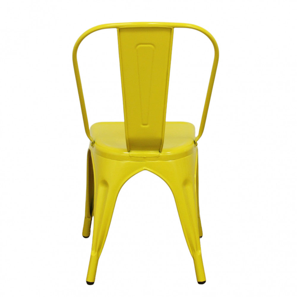 Sedia Lola in Metallo Giallo Senape - HF807334 - foto 10