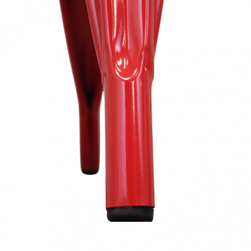 Sedia Lola in Metallo Rossa - HF807331 - foto 11