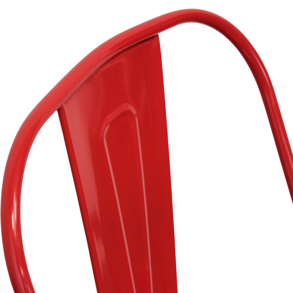 Sedia Lola in Metallo Rossa - HF807331 - foto 6