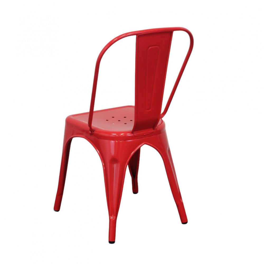 Sedia Lola in Metallo Rossa - HF807331 - foto 9