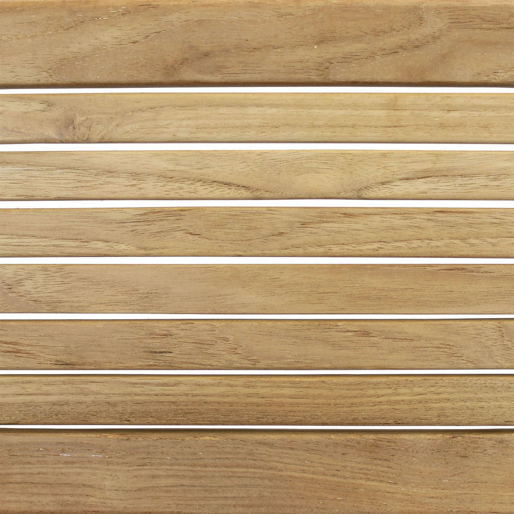 Sedia Mirage in legno di teak richiudibile, particolare schienale