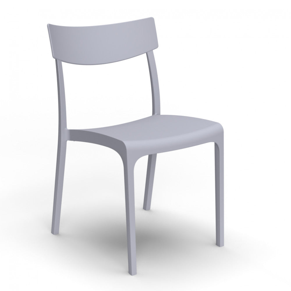 Sedia Provence in Polipropilene Grigio Chiaro - HF807378-LGRE