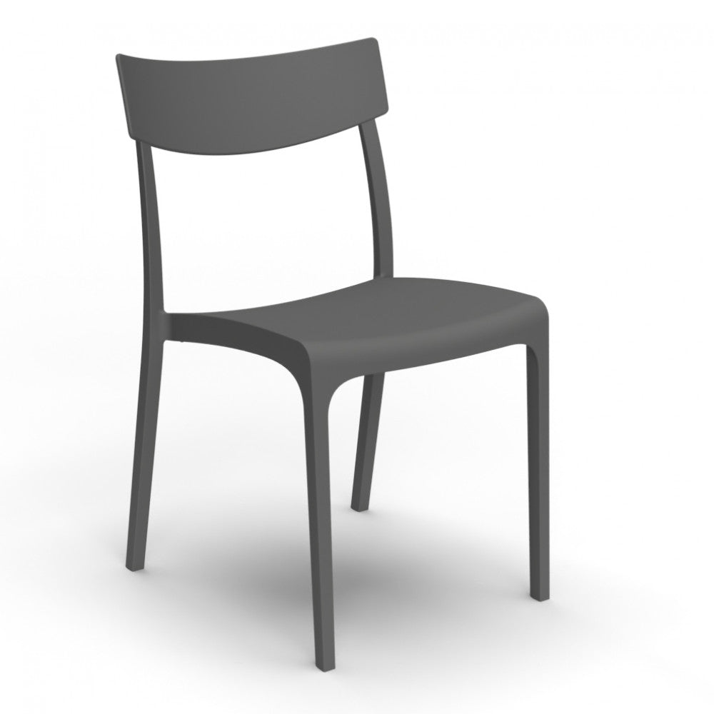 Sedia Provence in Polipropilene Nero - HF807378-NERO