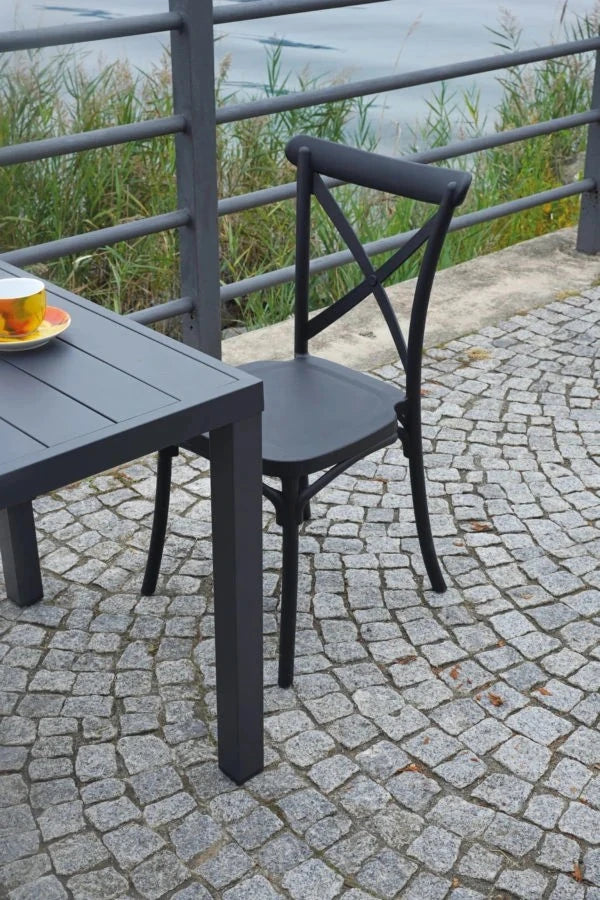 Sedia Trattoria Antracite CC58A