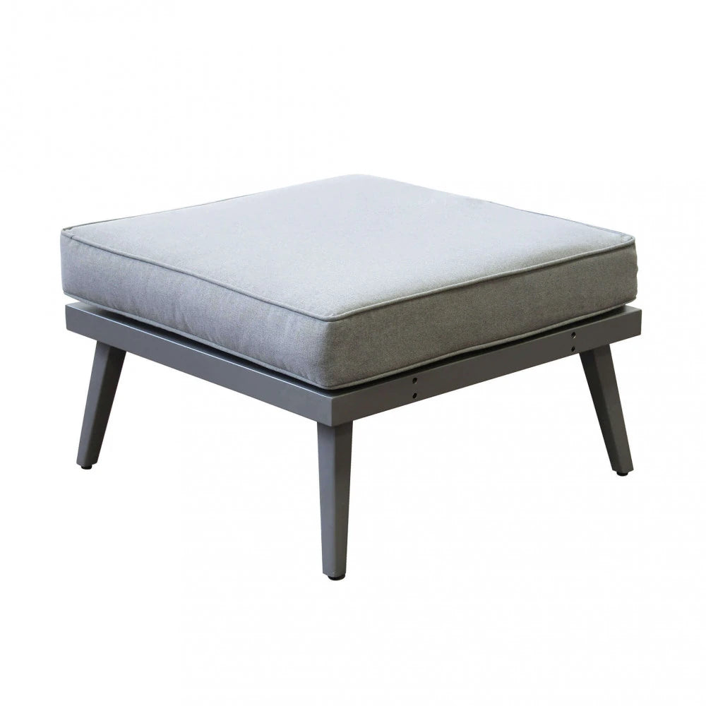 Seduta Singola per salotto modulare in Alluminio Verniciato Antracite