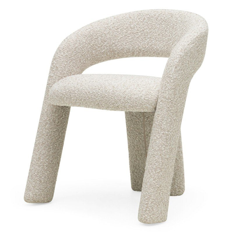 Set da 2 poltroncine Lise beige e crema dalle forme tonde - NN-LIS-UPH-ARM-LIGBEI-688 - foto 3