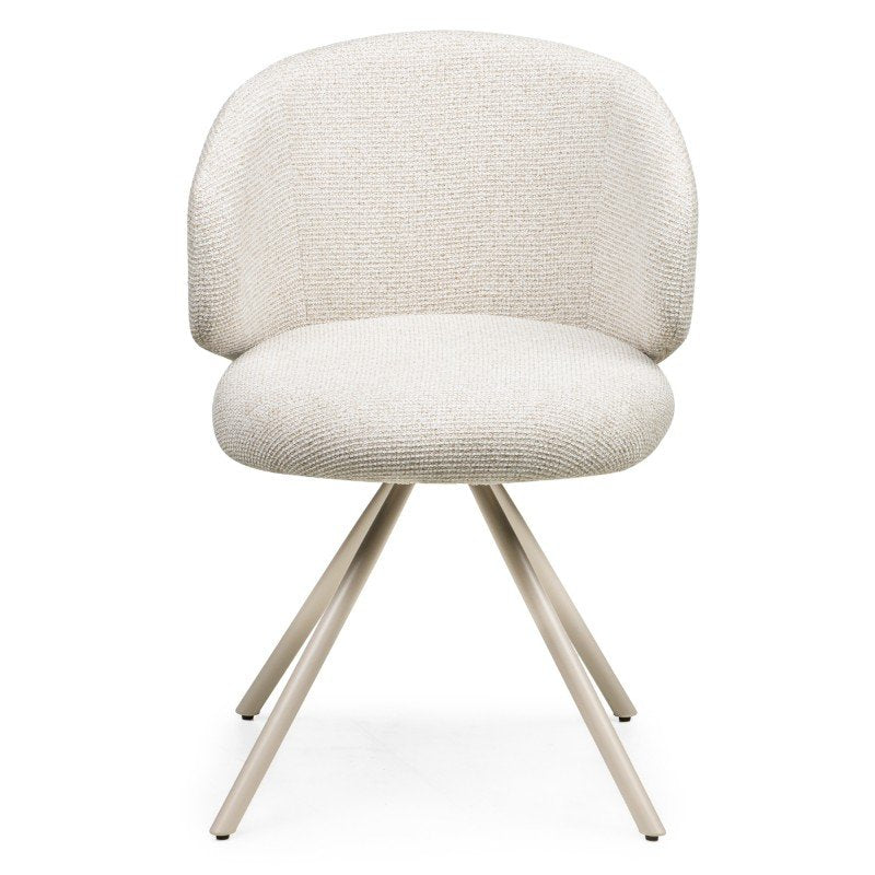 Set da 2 sedie girevoli Perla beige - NN-PER-UPH-CHA-BEI-395 - foto 3