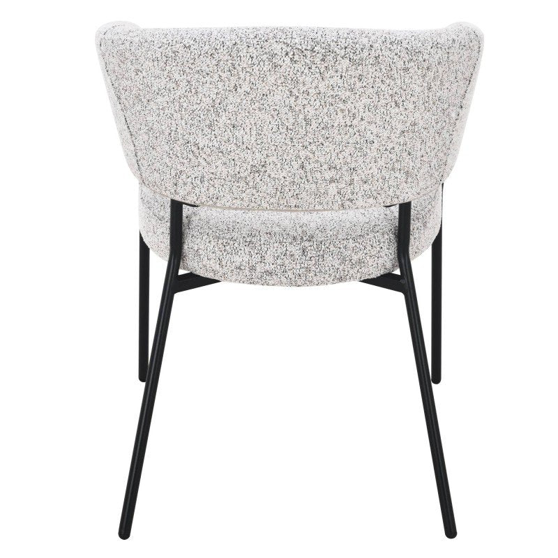 Set da 2 sedie imbottite Amul beige con gambe nere - NN-AMU-UPH-CHA-LIGGRE-476 - foto 3