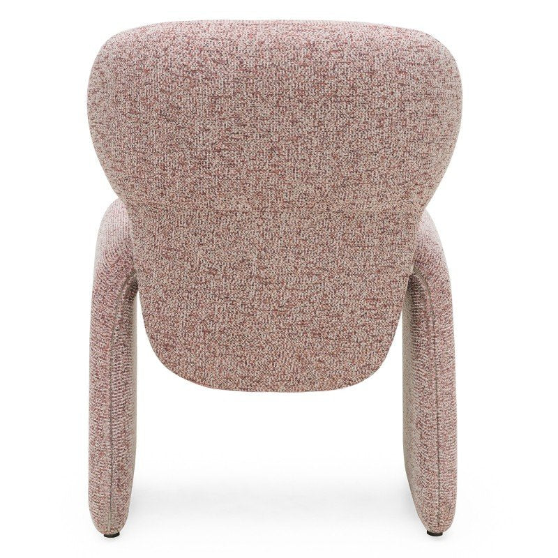 Set da 2 sedie imbottite Bizza melange beige e bordeaux - NN-BIZ-UPH-CHA-BOR-658 - foto 5