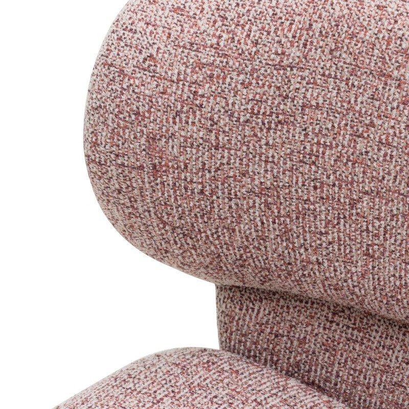 Set da 2 sedie imbottite Bizza melange beige e bordeaux - NN-BIZ-UPH-CHA-BOR-658 - foto 6