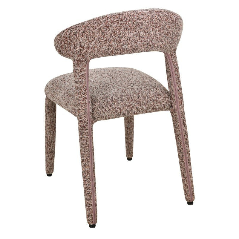 Set da 2 sedie imbottite Irokih melange beige e rosso - NN-IRO-UPH-CHA-BEI-474 - foto 7