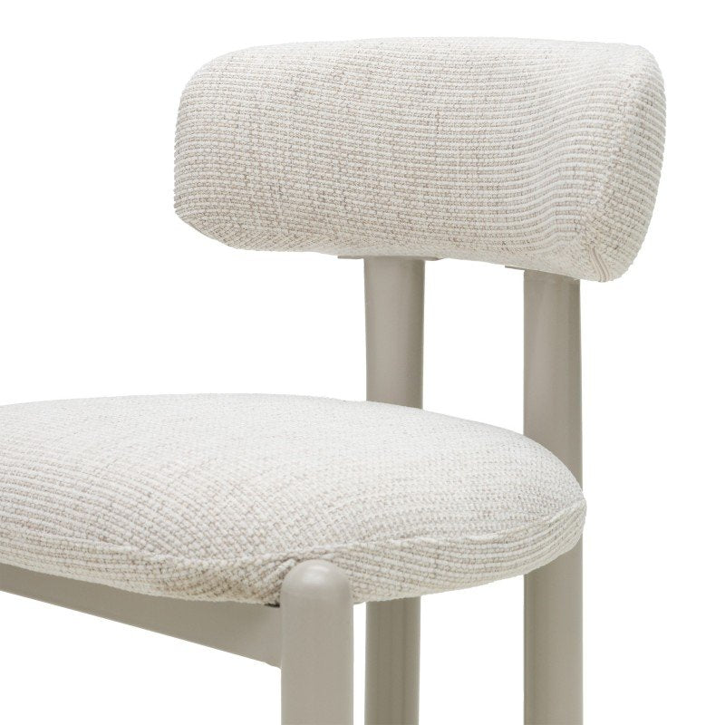 Set da 2 sedie imbottite Lanol beige crema - NN-LAN-UPH-CHA-CRE-657 - foto 2