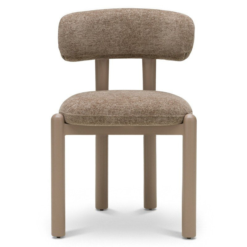 Set da 2 sedie imbottite Lanol marroni con gambe beige - NN-LAN-UPH-CHA-LIGBEI-654 - foto 3
