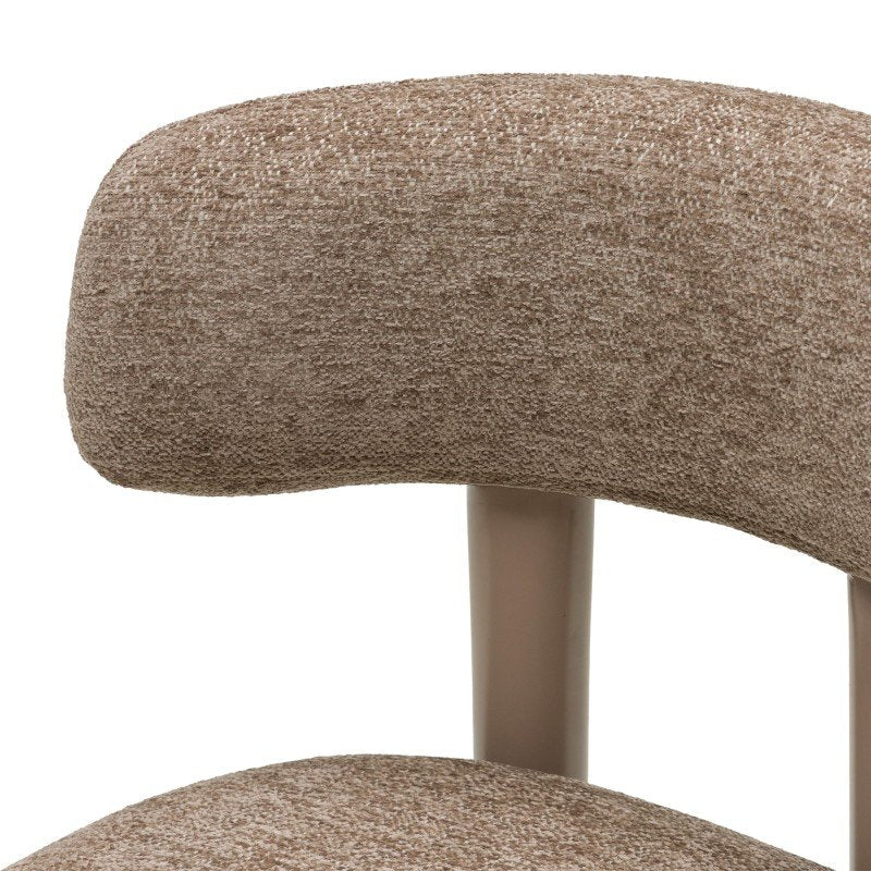 Set da 2 sedie imbottite Lanol marroni con gambe beige - NN-LAN-UPH-CHA-LIGBEI-654 - foto 4