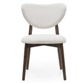 Set da 2 sedie Juliette beige con gambe in frassino noce - NN-JUL-UPH-CHA-WAL-254