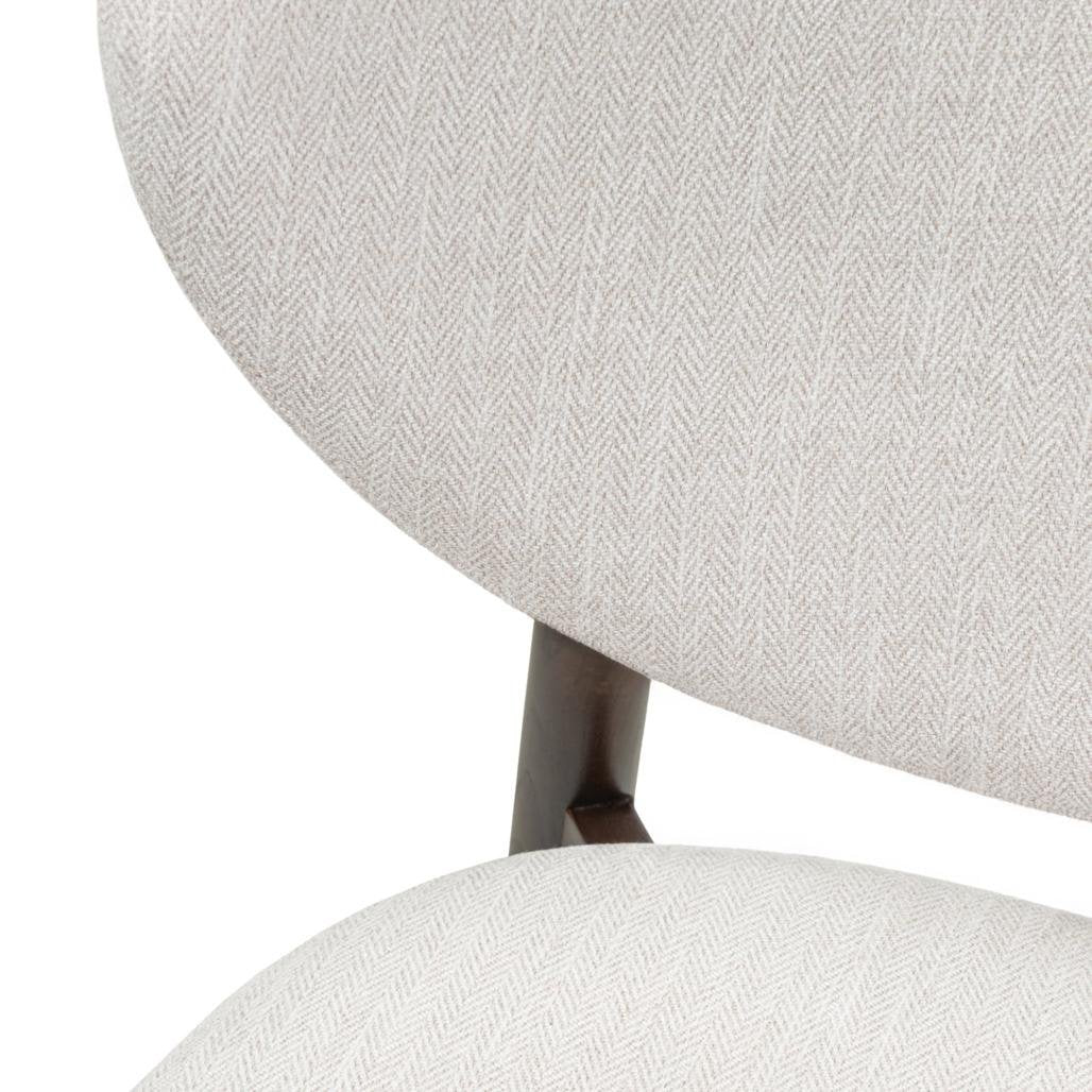 Set da 2 sedie Juliette beige con gambe in frassino noce - NN-JUL-UPH-CHA-WAL-254 - foto 4