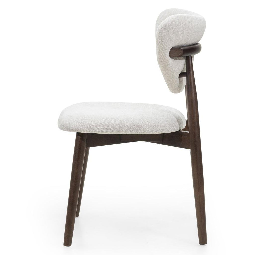 Set da 2 sedie Juliette beige con gambe in frassino noce - NN-JUL-UPH-CHA-WAL-254 - foto 5