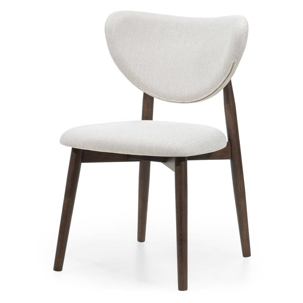 Set da 2 sedie Juliette beige con gambe in frassino noce - NN-JUL-UPH-CHA-WAL-254 - foto 6