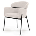 Set da 2 sedie Mareo beige chiaro con braccioli - NN-MAR-UPH-CHA-BEI-111