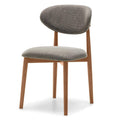 Set da 2 sedie Mia grigio scuro con gambe in rovere noce - NN-MIA-UPH-CHA-WAL-198