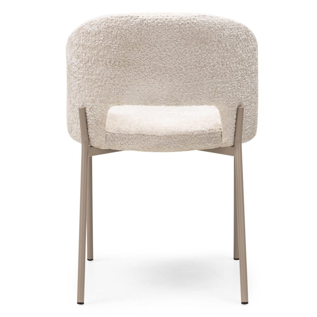 Set da 2 sedie Mores beige chiaro con gambe beige - NN-MOR-UPH-CHA-LIGBEI-262 - foto 5