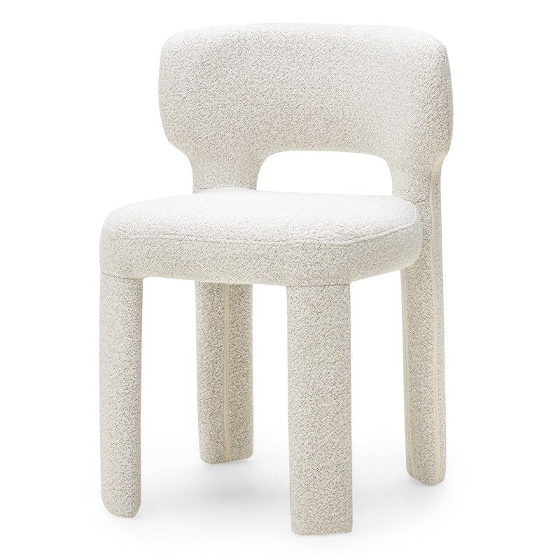 Set da 2 sedie Mosi in bouclé crema beige - NN-MOS-UPH-CHA-CRE-676