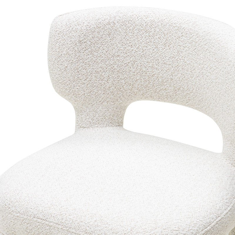 Set da 2 sedie Mosi in bouclé crema beige - NN-MOS-UPH-CHA-CRE-676 - foto 4
