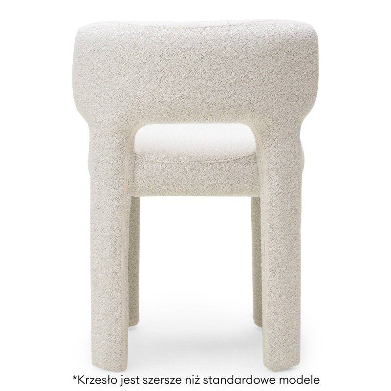 Set da 2 sedie Mosi in bouclé crema beige - NN-MOS-UPH-CHA-CRE-676 - foto 8