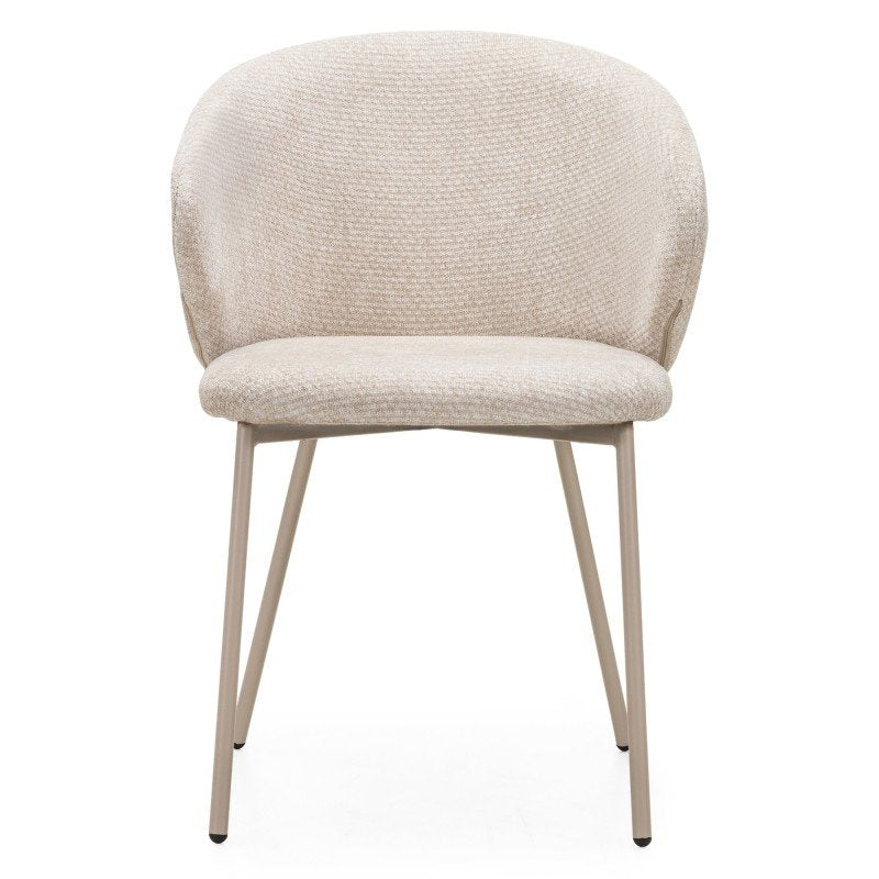Set da 2 sedie Onadro beige chiaro con gambe beige - NN-ONA-UPH-CHA-LIGBEI-617 - foto 3