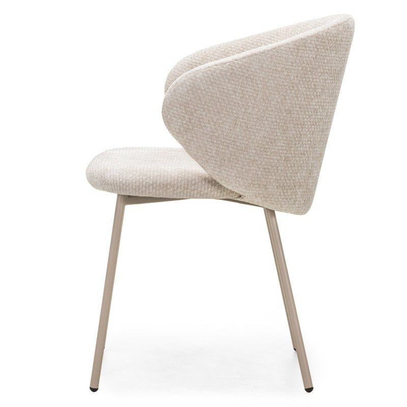 Set da 2 sedie Onadro beige chiaro con gambe beige - NN-ONA-UPH-CHA-LIGBEI-617 - foto 4