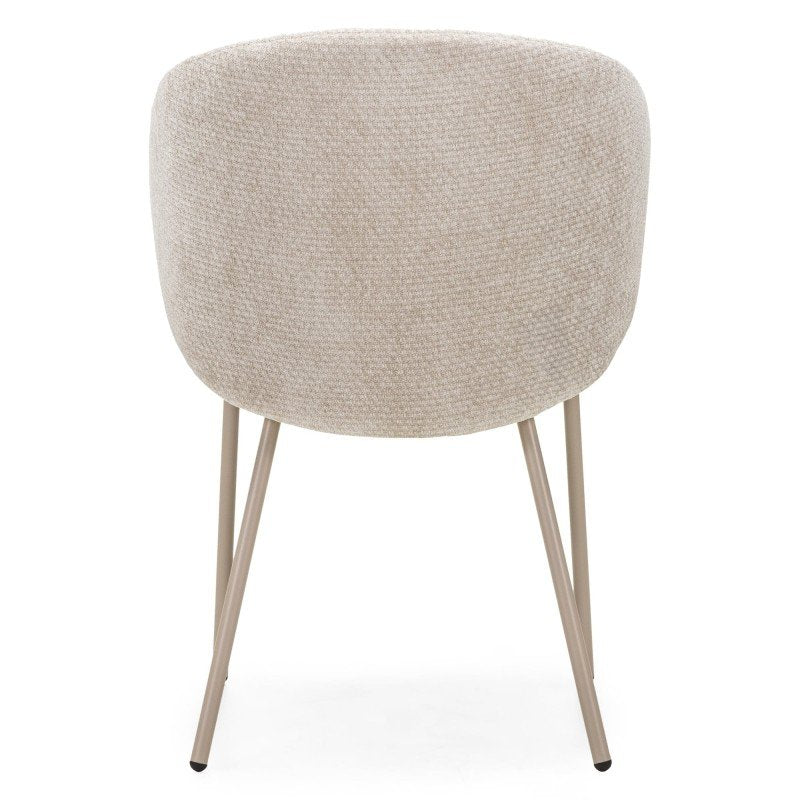 Set da 2 sedie Onadro beige chiaro con gambe beige - NN-ONA-UPH-CHA-LIGBEI-617 - foto 5