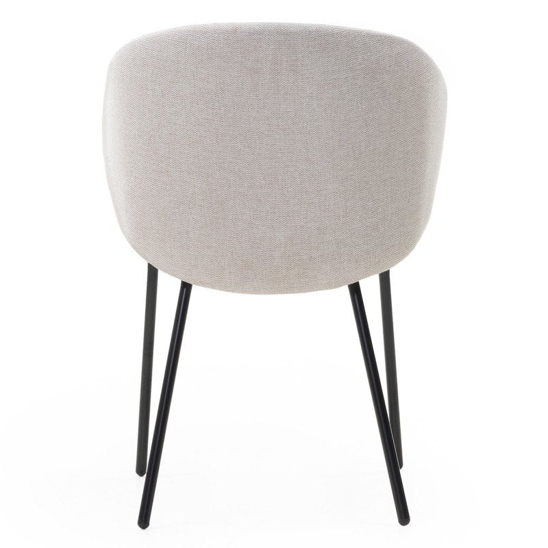Set da 2 sedie Onadro beige chiaro con gambe nere - NN-ONA-UPH-CHA-LIGBEI-616 - foto 8