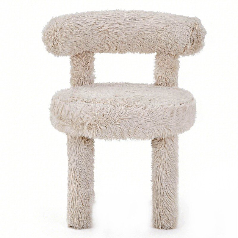 Set da 2 sedie Perer III beige chiaro interamente rivestite - NN-PER-UPH-CHA-LIGBEI-537