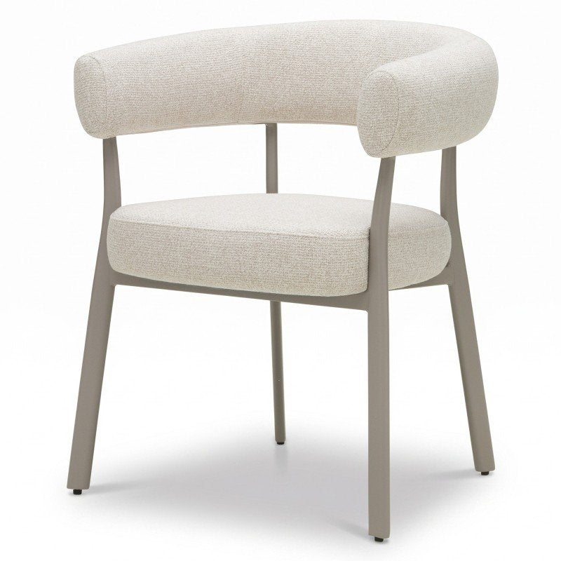Set da 2 sedie Rownie crema con gambe crema - NN-ROW-UPH-CHA-CRE-666