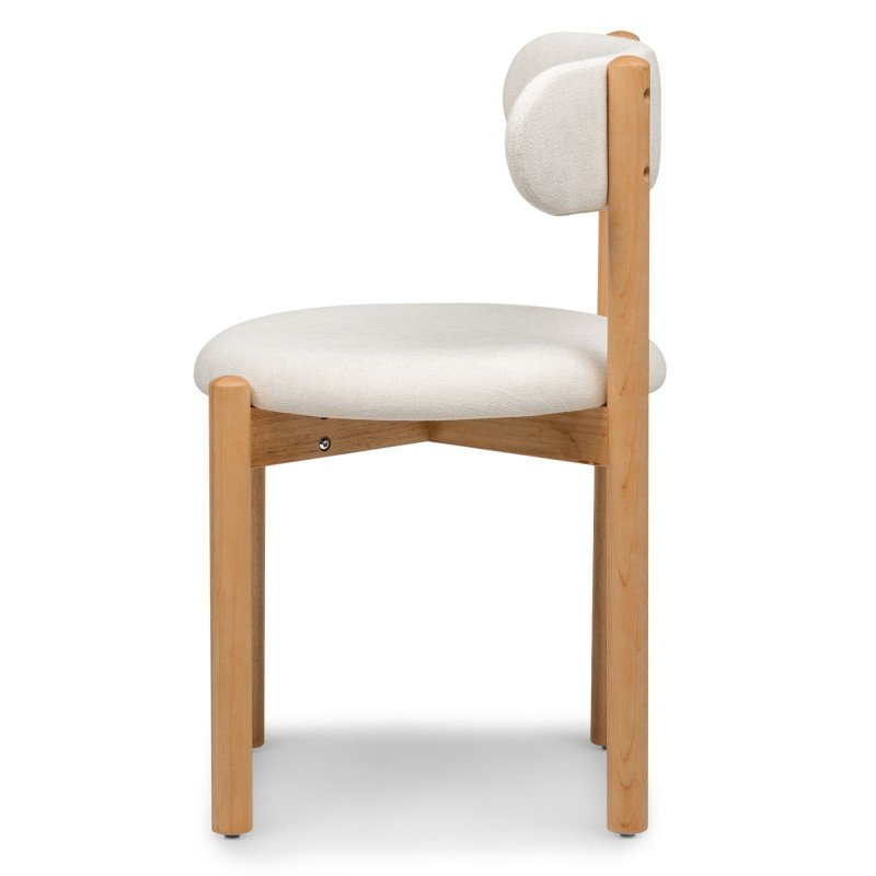 Set da 2 sedie Yang crema con gambe in legno naturale - NN-YAN-UPH-CHA-NATWOO-416 - foto 6