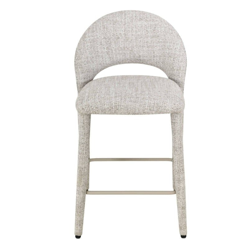 Set da 2 sgabelli Llat crema e marrone - NN-LLA-UPH-STO-CRE-502 - foto 2