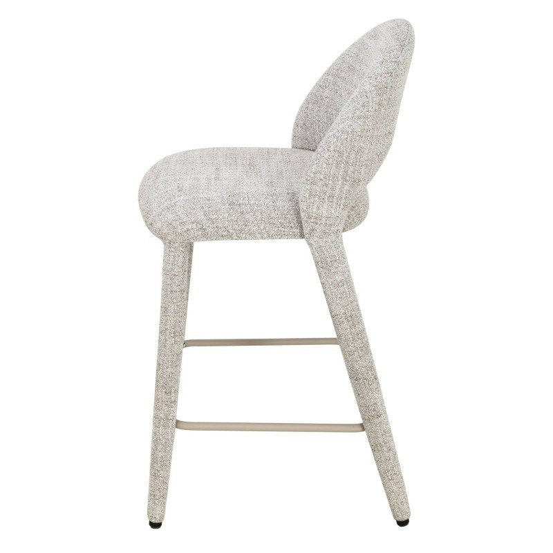 Set da 2 sgabelli Llat crema e marrone - NN-LLA-UPH-STO-CRE-502 - foto 4
