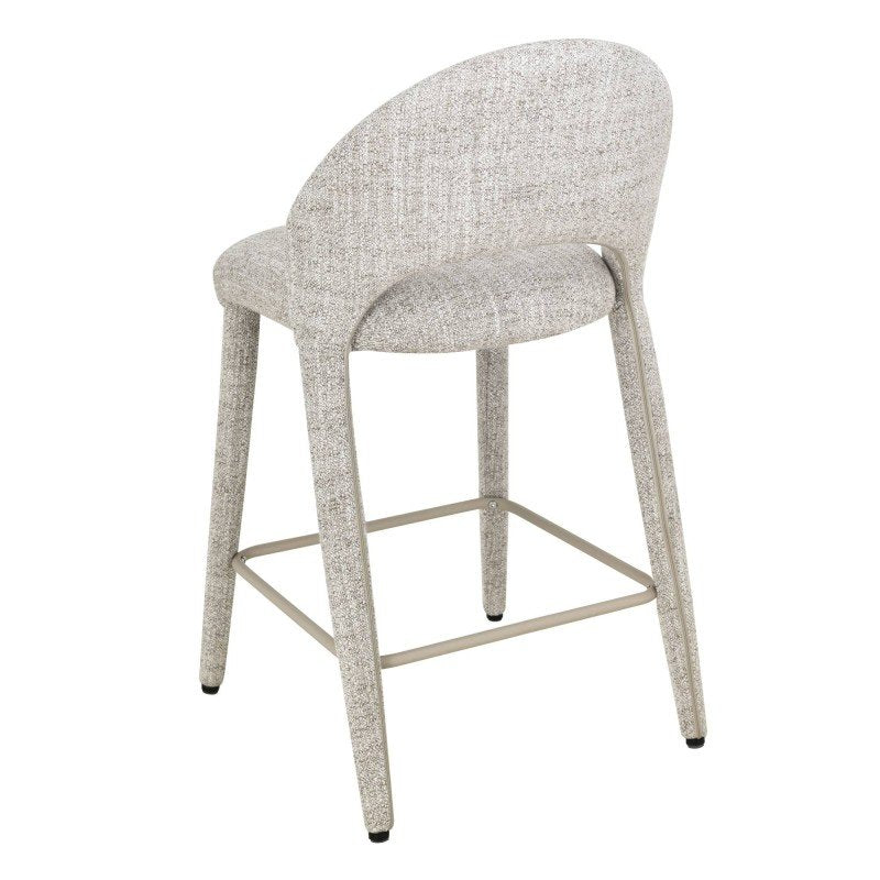 Set da 2 sgabelli Llat crema e marrone - NN-LLA-UPH-STO-CRE-502 - foto 5