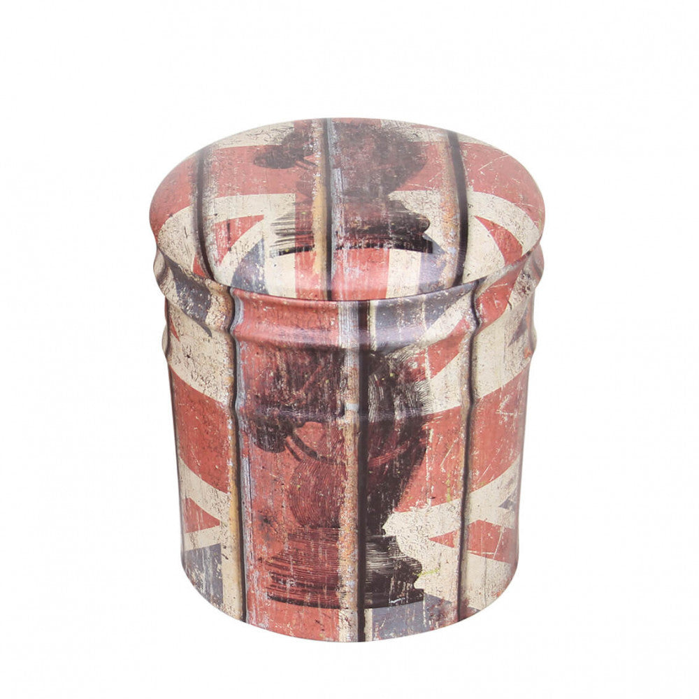 Cosma Set 2 Pouf Contenitore con Dettagli in Corda