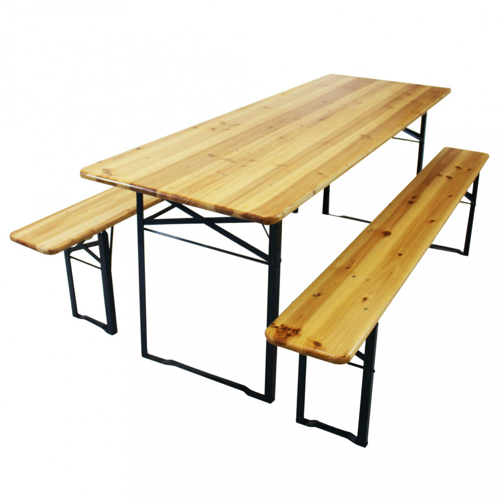 Set birreria da esterno aperto in un ambiente conviviale, che mostra la sua robustezza e praticità per feste e raduni | Albert Stock