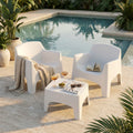 Set Ibiza Terrace 2 Posti in Polipropilene Bianco - HF807374-BIAN