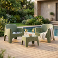 Set Ibiza Terrace 2 Posti in Polipropilene Verde - HF807374-VRD