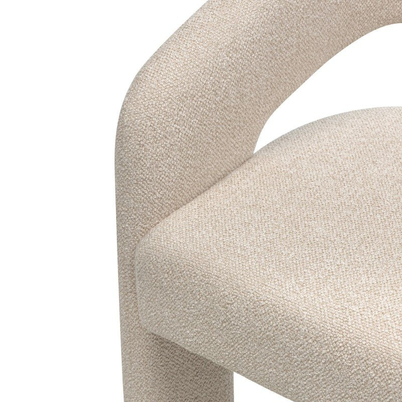 Sgabello imbottito Joel beige con braccioli - NN-JOE-UPH-CHA-LIGBEI-441 - foto 7