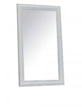 Specchiera Cuore in Legno di Paulonia Bianco - MO805703