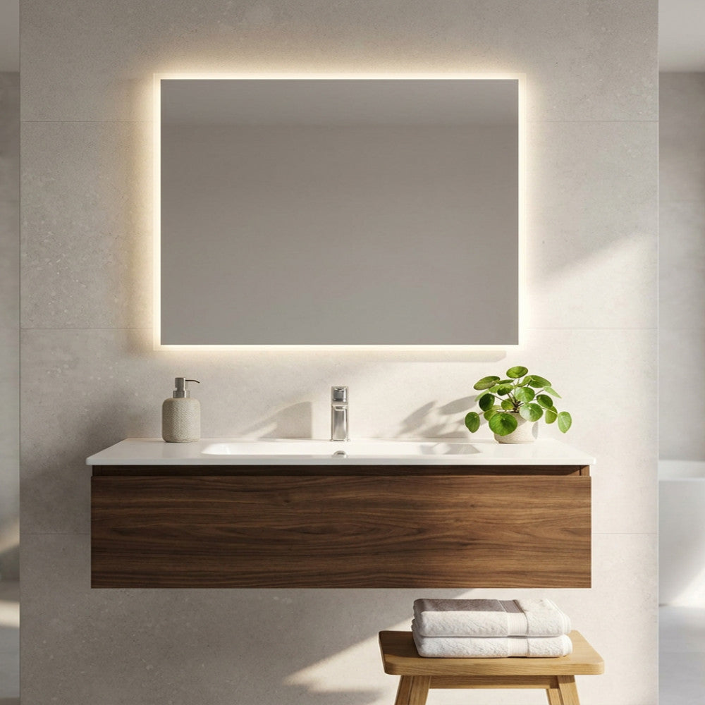 Specchiera Retroilluminata Aurora Square 80 x 80 cm - ML802428