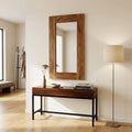 Specchio Garey con Cornice in Legno di Mogano - MO807360