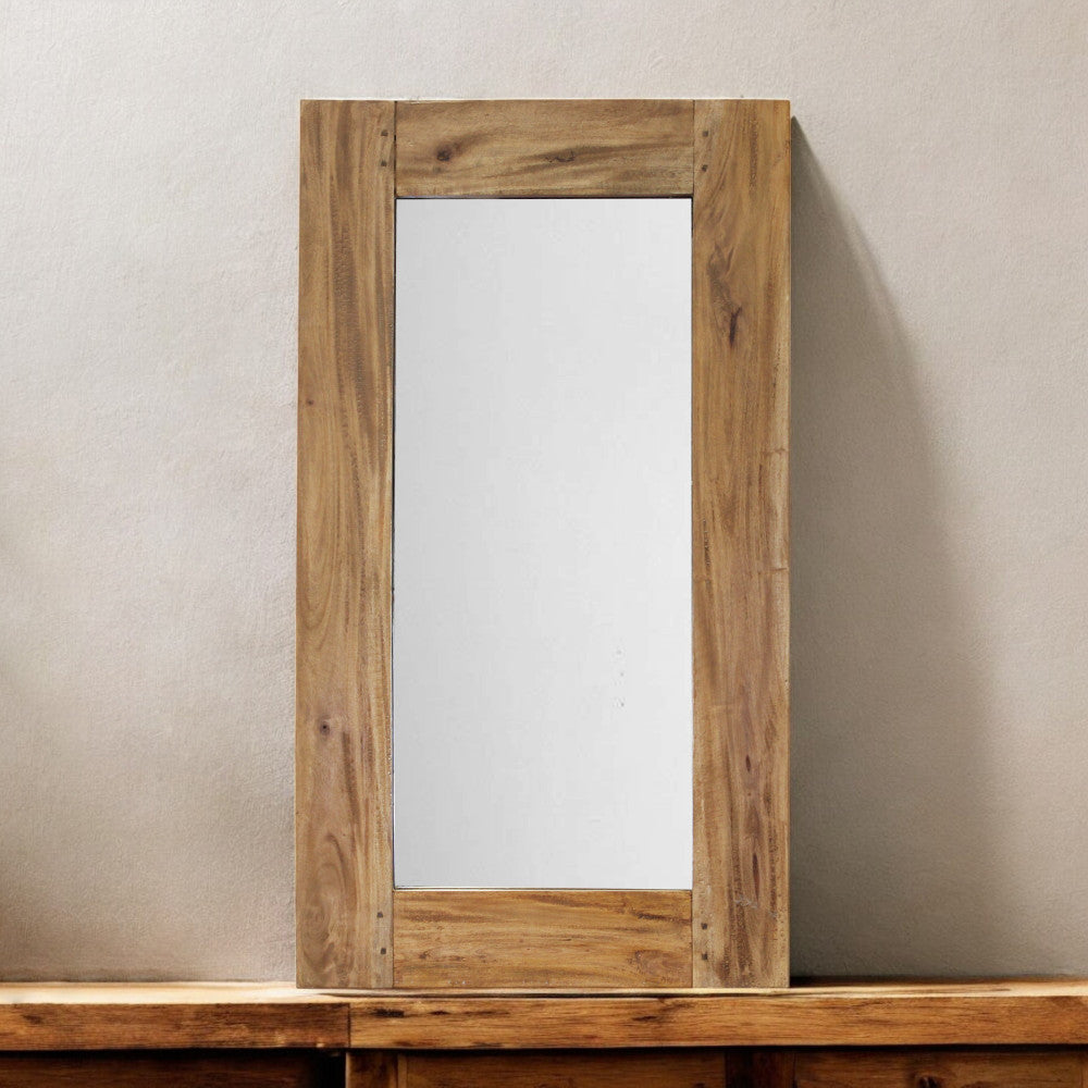 Specchio Garey con Cornice in Legno di Mogano - MO807360 - foto 6